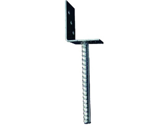 L-Pfostenträger mit Riffelstahldolle feuerverzinkt für Pfosten 9x9cm L-Pfostenträger mit Riffelstahldolle feuerverzinkt für Pfosten 9x9cm