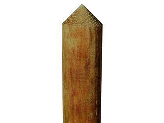 Latte halbrund gekegelt 6,5cm KDI braun Latte halbrund gekegelt 6,5cm KDI braun