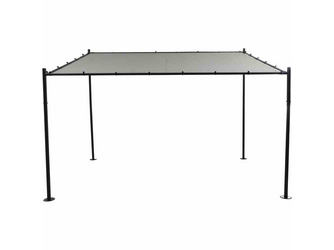 Levino Pavillon 300x400cm Gest. aus Stahl, anthraz., Bez. Polyester, 250g/m² in hellgrau Levino Pavillon 300x400cm Gest. aus Stahl, anthraz., Bez. Polyester, 250g/m² in hellgrau
