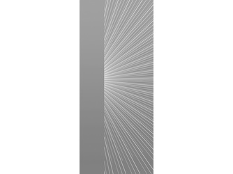 Lichtausschnitt LINES 650 gehärtetes Glas PURE WHITE Lichtausschnitt LINES 650 gehärtetes Glas PURE WHITE