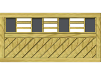 Vorgartenzaun "Linea classic" Dichtelement mit Schiefer Vorgartenzaun "Linea classic" Dichtelement mit Schiefer