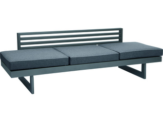 Lounge/Liege New Holly Aluminium graphit Textilen silbergrau/Kissen 100% Polyacryl schiefergrau Lounge/Liege New Holly Aluminium graphit Textilen silbergrau/Kissen 100% Polyacryl schiefergrau
