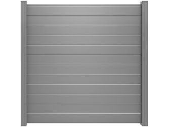 Lumino, Farbe: Silbergrau, DB 701 12 Füllungen, Abschlussprofil und Distanzstücke 180x180cm Lumino, Farbe: Silbergrau, DB 701 12 Füllungen, Abschlussprofil und Distanzstücke 180x180cm