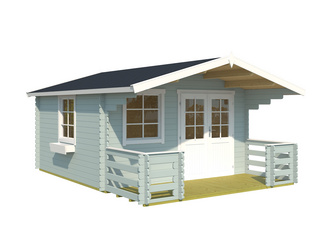 Luna 2 Blockbohlenhaus 28mm Luna 2 Blockbohlenhaus 28mm