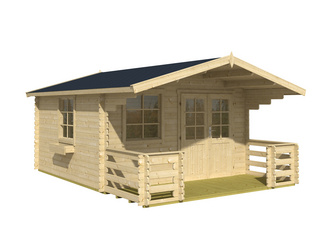 Luna 2 Blockbohlenhaus 28mm naturbelassen Luna 2 Blockbohlenhaus 28mm naturbelassen