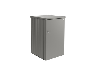 Mülltonnenbox Alex Var. 2 Seitenwände quarzgrau-metallic, Tür und Dach in quarzgrau-metallic Mülltonnenbox Alex Var. 2 Seitenwände quarzgrau-metallic, Tür und Dach in quarzgrau-metallic