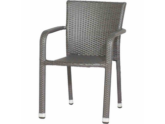 Minas Stapelsessel Gest. Alu schwarz, Fläche Gardino®-Gefl. titan Minas Stapelsessel Gest. Alu schwarz, Fläche Gardino®-Gefl. titan