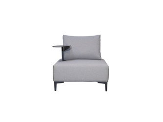 Multi-Funktionssessel LUXOR Bezug aus Qutdoor-Stoff (Axvision) grau 850x850x420mm Multi-Funktionssessel LUXOR Bezug aus Qutdoor-Stoff (Axvision) grau 850x850x420mm