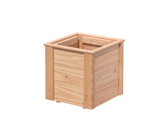 NARO 1er Pflanzkasten, europäische Lärche 38x38x39mm NARO 1er Pflanzkasten, europäische Lärche 38x38x39mm