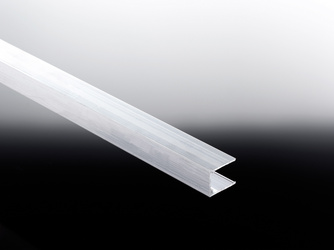 NOVAKLICK U-Abschlussleiste Alu, preßblank, 16mm NOVAKLICK U-Abschlussleiste Alu, preßblank, 16mm
