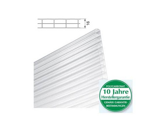 PC Doppelstegplatten, 3-fach, 16 mm klar PC Doppelstegplatten, 3-fach, 16 mm klar