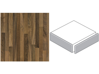 PP-Kanten 43mm NU742 POF nussbaum butcherblock hell PP-Kanten 43mm NU742 POF nussbaum butcherblock hell