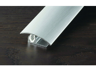PROVARIOclip Anpassungsprofil 2-18mm Deckprofil Alu eloxiert gebürstet PROVARIOclip Anpassungsprofil 2-18mm Deckprofil Alu eloxiert gebürstet