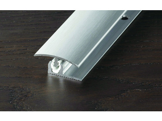 PROVARIOclip Übergangsprofil 7-18mm Deckprofil Alu eloxiert gebürstet PROVARIOclip Übergangsprofil 7-18mm Deckprofil Alu eloxiert gebürstet