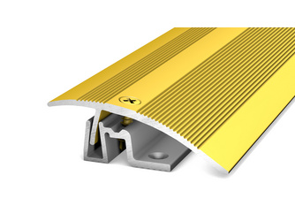 PS 400 Anpassungsprofil für Belagstärken von 7 - 17,5mm 50x15x2700mm, gold PS 400 Anpassungsprofil für Belagstärken von 7 - 17,5mm 50x15x2700mm, gold