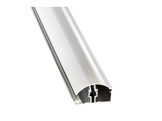 PVC Klemmprofil Rand Alu / Weiß 61x35x35mm, für Plattenstärke: 10+16mm PVC Klemmprofil Rand Alu / Weiß 61x35x35mm, für Plattenstärke: 10+16mm