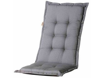 Panama grau, Auflage zu Sessel hoch 50% Baumw./45% Polyester Panama grau, Auflage zu Sessel hoch 50% Baumw./45% Polyester