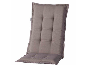 Panama taupe, Auflage zu Sessel hoch 50% Baumw./45% Polyester Panama taupe, Auflage zu Sessel hoch 50% Baumw./45% Polyester