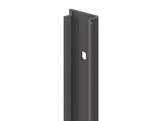 Pfosten Montageadapter Zaun in 45 Grad anthrazit Pfosten Montageadapter Zaun in 45 Grad anthrazit