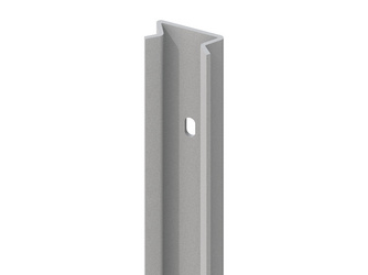 Pfosten Montageadapter Zaun in 45 Grad silber Pfosten Montageadapter Zaun in 45 Grad silber