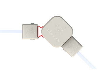 Pfosten Montageadapter Zaun in 45 Grad weiß Pfosten Montageadapter Zaun in 45 Grad weiß