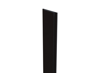 Pfosten Nut-Deckleiste Anthrazit 200 cm Aluminium Pfosten Nut-Deckleiste Anthrazit 200 cm Aluminium
