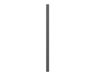 Pfosten WPC anthrazit mit Metallkern 8,4 x 8,4 cm Pfosten WPC anthrazit mit Metallkern 8,4 x 8,4 cm