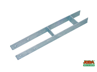 Pfostenanker, H-Form, 5x60x600 mm, verzinkt Pfostenanker, H-Form, 5x60x600 mm, verzinkt
