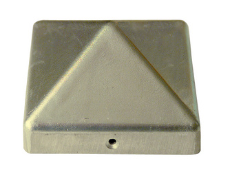 Pfostenkappe 91x 91mm Alu blank Pfostenkappe 91x 91mm Alu blank