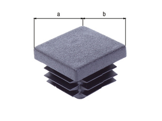 Pfostenkappe für Universalpfosten, SB, Kst. schwarz, 30x30mm Pfostenkappe für Universalpfosten, SB, Kst. schwarz, 30x30mm