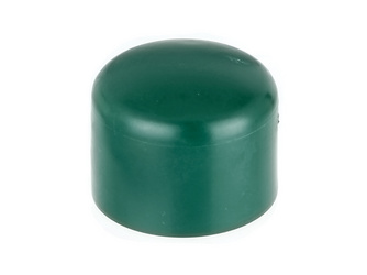 Pfostenkappe für runde Metallpfosten, Kst., grün, für Pfosten Ø38mm, VE20St. Pfostenkappe für runde Metallpfosten, Kst., grün, für Pfosten Ø38mm, VE20St.
