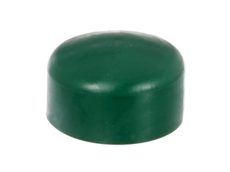 Pfostenkappe für runde Metallpfosten, Kst., grün, für Pfosten Ø60mm, VE10St. Pfostenkappe für runde Metallpfosten, Kst., grün, für Pfosten Ø60mm, VE10St.