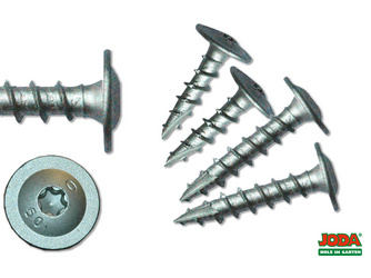 Pfostenschraube 8x50 mm sonderbeschichtet, 16 Stück / Paket Pfostenschraube 8x50 mm sonderbeschichtet, 16 Stück / Paket
