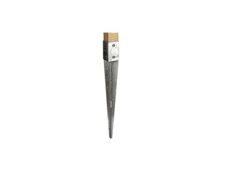 Pfostenschuh mit Spitz verzinkt 91 x 91 x 750 mm Pfostenschuh mit Spitz verzinkt 91 x 91 x 750 mm