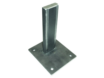 Pfostenträger für Steckzaun-Pfosten ANTHRAZIT 150x150x230mm Pfostenträger für Steckzaun-Pfosten ANTHRAZIT 150x150x230mm