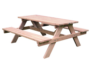 Picknicktisch Bausatz 180x180x78cm Douglasie Picknicktisch Bausatz 180x180x78cm Douglasie