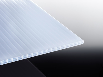 Polyclear-Polycarbonat S3P weiß-opal 16 mm Polyclear-Polycarbonat S3P weiß-opal 16 mm