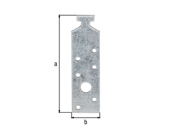 Profilanker, für Halfenschienen 28/15, sendzimirverzinkt, LxB 160x34mm Profilanker, für Halfenschienen 28/15, sendzimirverzinkt, LxB 160x34mm