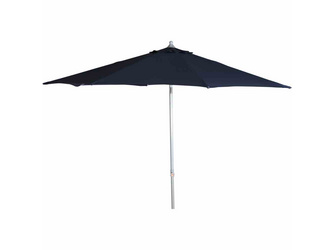 Push Pro Mittelstockschirm silber/blau Ø300cm Gest. Alu silber, Bez. 100% Polyester blau Push Pro Mittelstockschirm silber/blau Ø300cm Gest. Alu silber, Bez. 100% Polyester blau