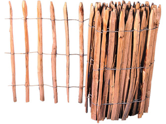 Vorgartenzaun Haselnuss Lattenabstand 8-10 cm Lattenzaun - ROLLO Vorgartenzaun Haselnuss Lattenabstand 8-10 cm Lattenzaun - ROLLO