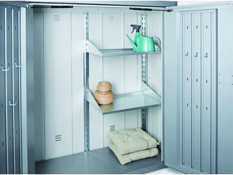 Regale-Set zu Terrassenschrank Romeo Gr. M & L, 2 Böden Regale-Set zu Terrassenschrank Romeo Gr. M & L, 2 Böden