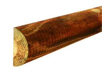 Riegel halbrund 8,5cm KDI braun Riegel halbrund 8,5cm KDI braun
