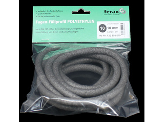 Rundprofil PE DIN 18540 grau 10 mm Länge 3m Rundprofil PE DIN 18540 grau 10 mm Länge 3m