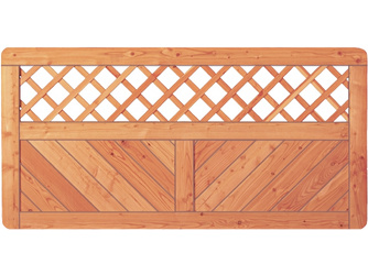 Sichtschutz Lärche Profilbretter 18x120mm mit Rahmen - SKAGEN Sichtschutz Lärche Profilbretter 18x120mm mit Rahmen - SKAGEN
