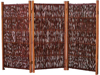 SOFIA Paravent aus Weide 180x120cm (3x 60x120cm) 3-teilig mit Scharnieren SOFIA Paravent aus Weide 180x120cm (3x 60x120cm) 3-teilig mit Scharnieren