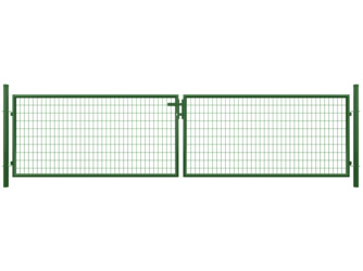 STRONG Doppeltor RAL 6005 GRÜN 4000 mm inkl. Pfosten + Beschlägen, MW 50/100mm STRONG Doppeltor RAL 6005 GRÜN 4000 mm inkl. Pfosten + Beschlägen, MW 50/100mm