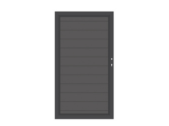 Tor Aluminium anthrazit rechts SYS ALU Tor Aluminium anthrazit rechts SYS ALU