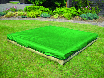 Sandkastenabdeckung PE Gewebeplane 140g/m² grün mit elastischer Kordel B 225xT 225cm Sandkastenabdeckung PE Gewebeplane 140g/m² grün mit elastischer Kordel B 225xT 225cm