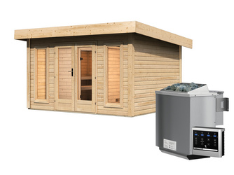 Saunahaus Norbert SET mit Ofen 9 kW Bio ext. Strg. Saunahaus Norbert SET mit Ofen 9 kW Bio ext. Strg.