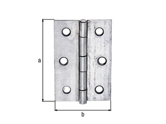 Scharnier, Edelstahl, LxB 63x43mm Scharnier, Edelstahl, LxB 63x43mm